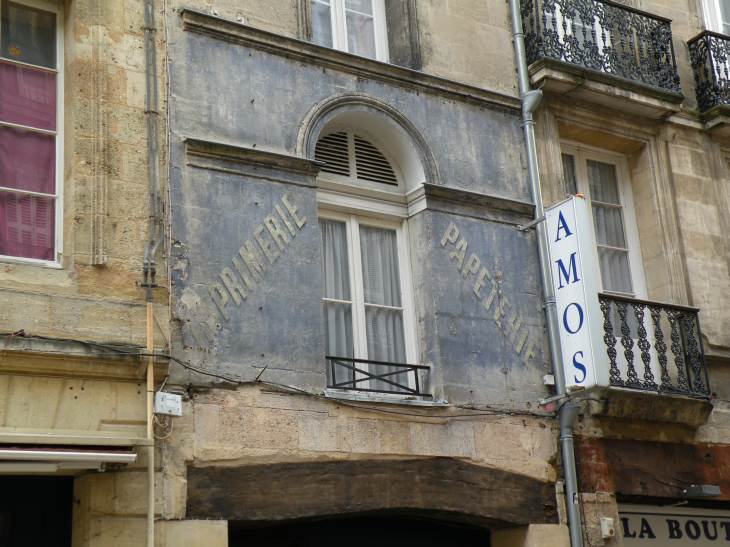  imprimerie papeterie, inscription ancienne